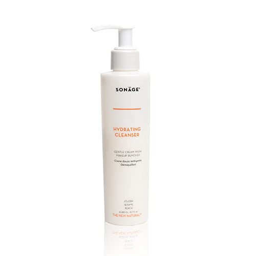 Sonage Hydrating Cleanser, Daily Face Washing and Makeup Removal Cream Cleanser, Hydrating Face Wash, 200 ml