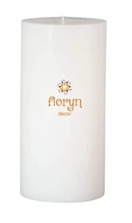 Floryn Decor Smokeless, Dripless & Long Burning Unscented Pillar Candles (2.8 by 12 inch) (B08NHT7BSN) Amazon Price History, Amazon Price Tracker