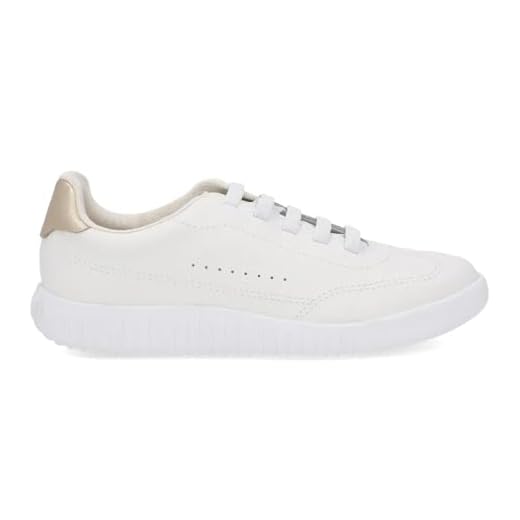Tênis Usaflex Feminino Couro Cadarço Elástico Casual Branco An08003003 35