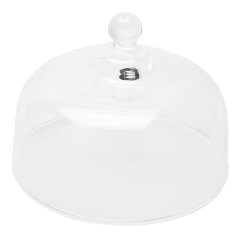 SMASOLO de Vidrio Transparente para Postres y Pan Campana Protectora para Alimentos Cloche Duradero para Tartas y Panadería para Repostería y Exhibición Hoteles y Restaurantes
