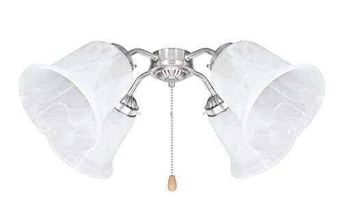 Image of Aspen Creative Aspen Creative 23024-4 Transitional Style Replacement Glass Shade, Alabaster