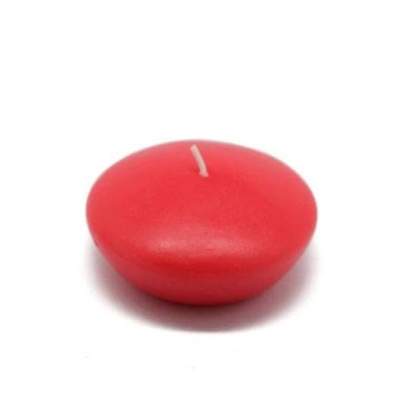 CFZ-051-12-0 3 in. Floating Candles, Ruby Red - 144 Piece