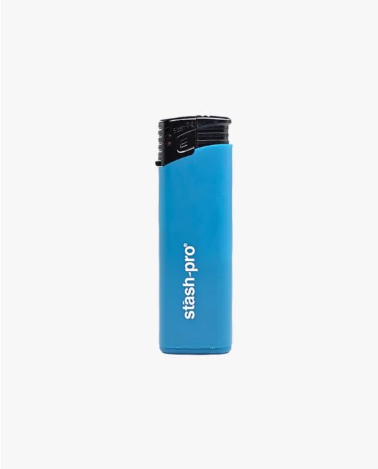Image of Stash-pro Refillable Flint Lighter (5-Pack, Adjustable Jet Flame & Child-Resistant Pocket Lighter Set (Carlos Jet Flame)
