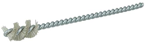 Image of Weiler 26913 .640 inch Nylox Micro Abrasive Tube Brush, 600 AO, 1 inch Brush Length, Made in The USA (Pack of 10)