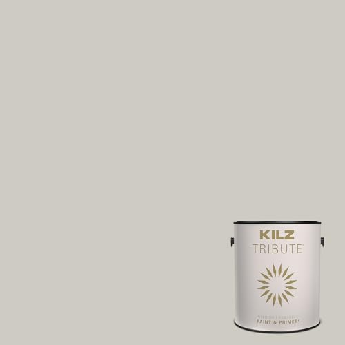 KILZ TRIBUTE Interior Paint & Primer, Eggshell, Antique Sterling