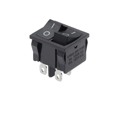 Interrupteur KCD5 4 broches 2 positions 250V CA 12A pour bouton de commande