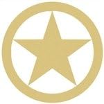 Texas Star Cutout Unfinished Wood Home Decor Lone Star State Door Hanger MDF Shape Canvas Style 1 (18)