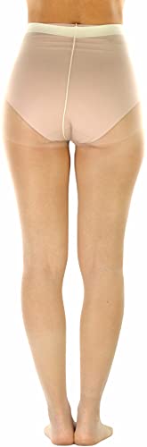 Image of ToBeInStyle Women's Control Top Sheer Footed Pantyhose Hosiery Tights Stockings
