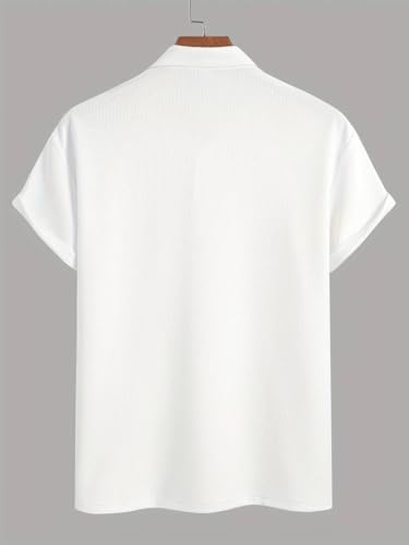 Image of TAGDO Men's Premium Waffle Knit Regular fit T-Shirt || Mens Tshirt (2018)