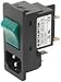 SCHURTER 6135.C324F100C0.0210 POWER ENTRY MODULE, MALE, 10A