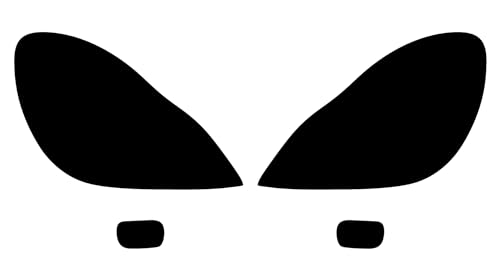 Rvinyl Headlight Protection Film Covers Compatible with Lexus SC 2002-2010 - Matte Smoke