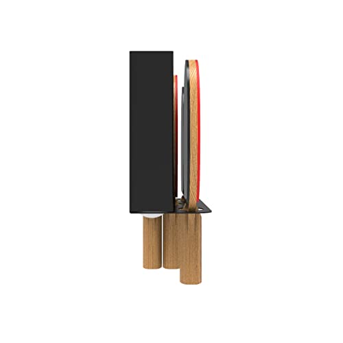 Hqying Ping Pong Paddle And Ball Holder - Table Tennis Storage Rack -Ping Pong Rack And Ball Holder - Holds 4 Paddles And 8 Balls Heavy Duty Wall Mounted Hanger Display Shelf （1） #TOP5