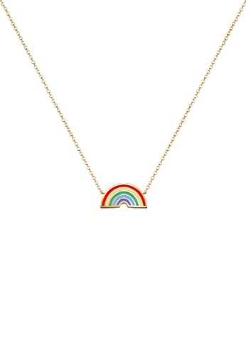 Elli Collana Regenbogen Emaille Magic 925 Sterling...