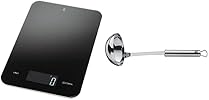 WMF Digitale Küchenwaage 5kg & Handtuch-Set 3-teilig – Präzise Glaswaage Mit Tara, Plus Baumwollhandtücher