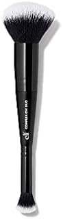e.l.f. Cosmetics Complexion Duo Brush, 2-In-1 Vegan Makeup Tool, Flawlessly Applies Concealer & Foundation