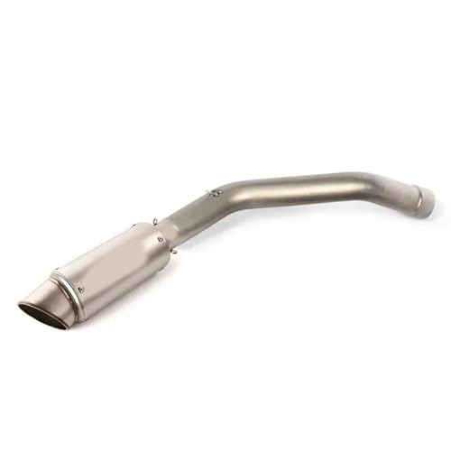 Silenciador Ninja ZX6R de acero inoxidable resistente con conexión intermedia de 51 mm