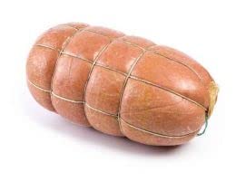 Italienische Mortadella mit Pistazien in Naturdarm handwerkliche Qualität Ca. 900gr