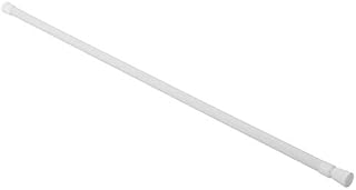 Holdfiturn Telescopic Curtain Rod Shower Curtain Rail Easy Fitting for Net Curtains Shower Curtains or Voile 100-190cm