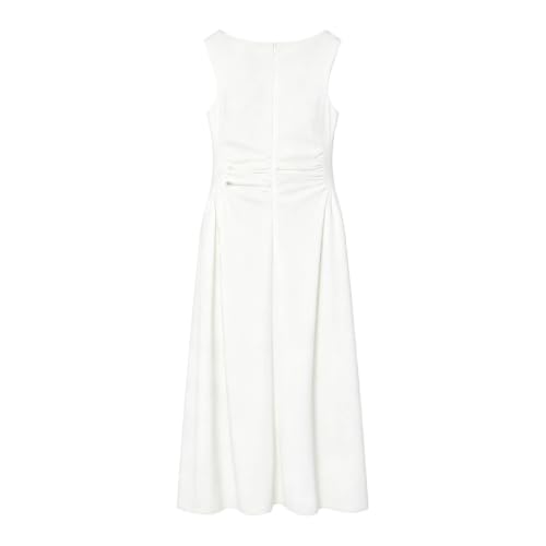 Robe longue trapèze sans manches à bretelles fluides pour un confort thermique absolu