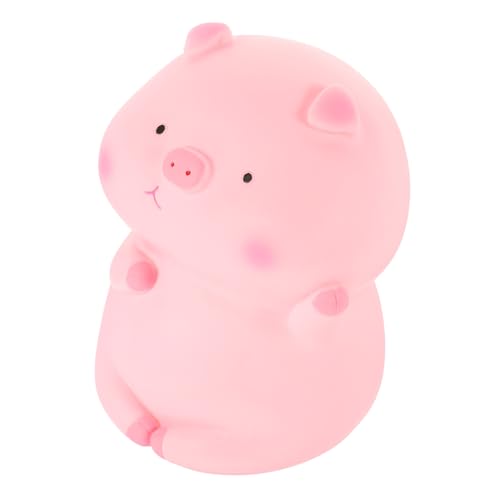 Abaodam Salvadanaio Forma Di Maiale Contenitore Per Monete in Plastica Salvadanaio Da Tavolo Grande Capacità Per Uso Quotidiano