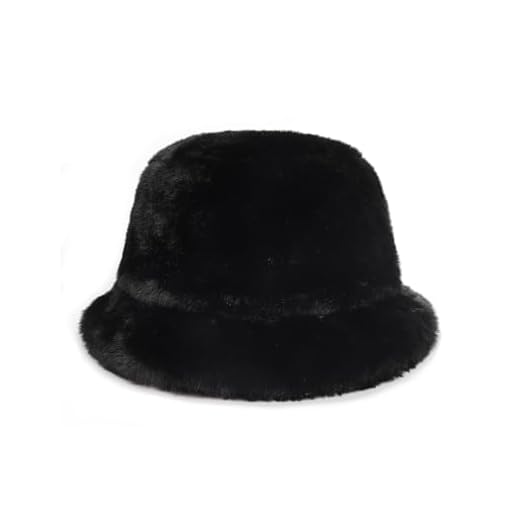 Zylioo XXL-3XL Winter Bucket Hats for Big Heads, Large Fishing Hats, Oversized Warm Fisherman Outdoor Hat Black