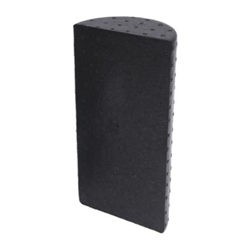 Rodillo de espuma fitness Yoga Rodillo de espuma medio redondo Masajeador muscular Rodillo para casa gimnasio 11.85x5.91x2.95in (30cm) Negro miniatura 2