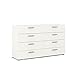 Tvilum, White Woodgrain Austin 8 Drawer Double Dresser