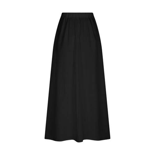 Plus Size Skirts for Women 2025 Trendy Dandelion Printed Skirt Casual Flowy Skirts with Pockets Boho Floral Skirt4