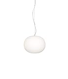 Materiale: vetro, acciaio Flos, lampada “GLO-Ball”, S1 EU/SA BCO, Vetro Acciaio, bianco, 33x27cm