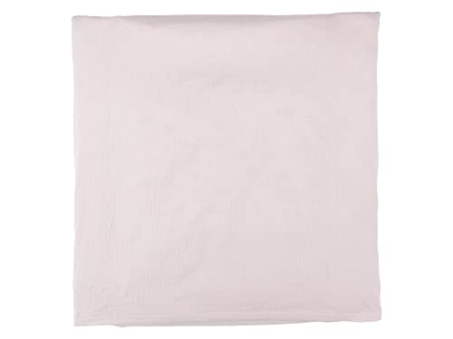 KraftKids KraftKids Housse pour matelas à langer double crêpe Rose Largeur 78 x Profondeur 78 cm Par exemple pour commode MALM ou HEMNES Cover