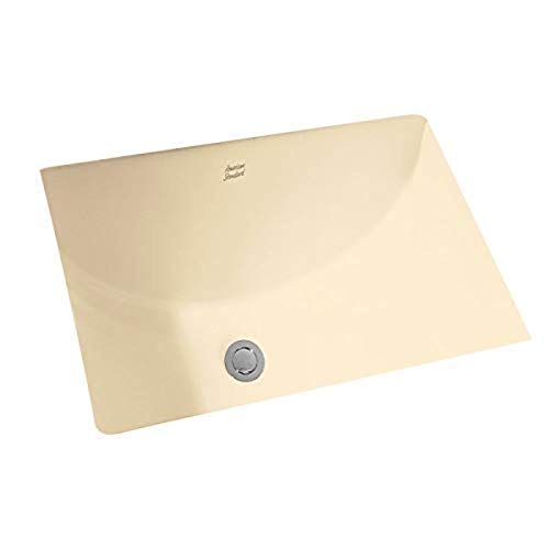 American Standard 614000.021 Studio Ceramic Undermount Rectangular Bathroom sink, 21.25'' L x 15.25'' W x 8.25'' H, Bone
