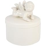 Porte-bijoux ange - fabriqué en céramique de , il présente une texture et un joli motif de bibelot ange