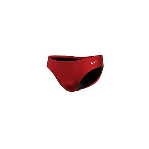 Nike Brief Slips de Bain Homme, Rouge (University Red), L