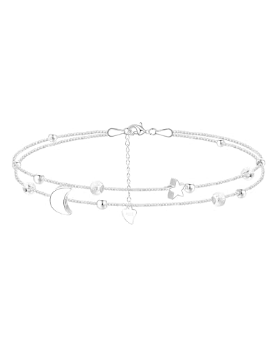 CheersLife Tobillera Pulsera Mujer Delicada Tobillera Prueba de Agua