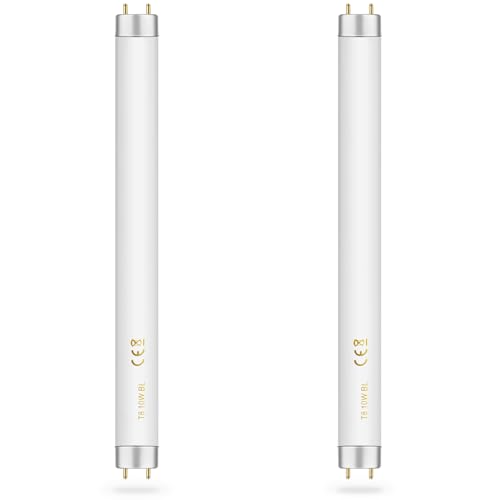 FSL BL T8 F10W Lámpara de Repuesto para Matamosquitos, Bombilla UV de 13 Pulgadas, Compatible con Lámparas Eléctricas Antimosquitos, Antimoscas e Insecticidas de 10W/20W (paquete de 2)