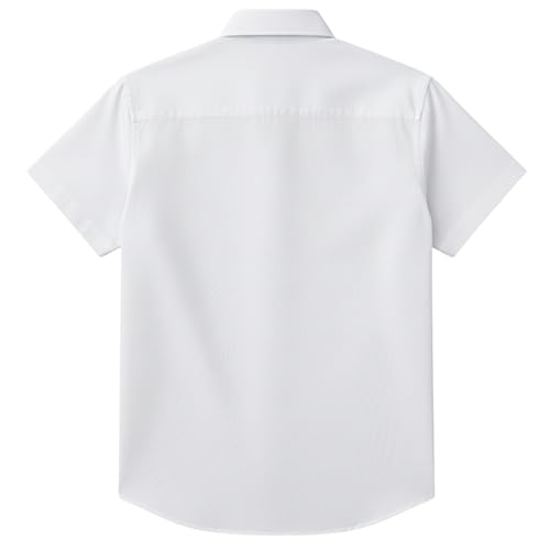 Image of White Shirt Half Sleeve 100% Cotton | Unisex | School Uniform