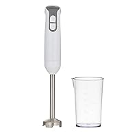 Davis & Waddell Electric Ice Crusher Stick Blender, White/Stainless Steel, 38 x 6 x 6 cm