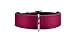 HUNTER Hundehalsband BASIC, Farbe: schwarz, Pflegeleichtes Spaltleder, Raffinierte Nahtführung, Dezentes Design, Größe: 65