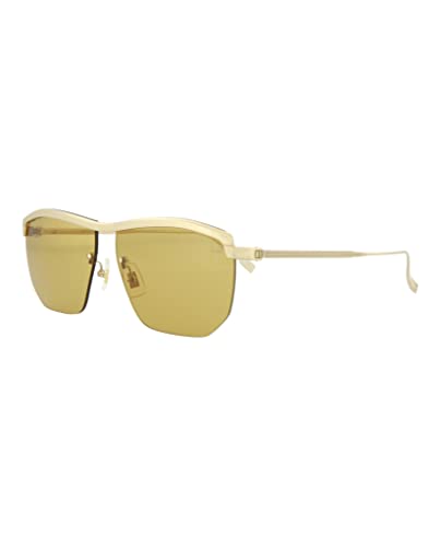 Dunhill DU0026S 004 Sunglasses Titanium Men's Gold/Yellow Pilot 62mm2