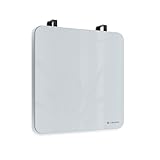 U Brands Square Magnetic Glass Dry Erase Board, Only for use with HIGH Energy Magnets, 12' x 12' Inches, Frameless, Marker Included (2343U00-01), White