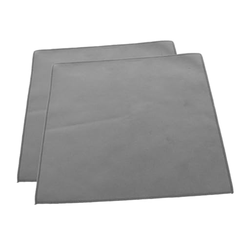 TOPPERFUN 2 Piezas Toalla de Lavado de Autos Toalla de Microfibra Absorbente Gamuza Tipo Grande Suave Secado de Toallas de Coche Toallas de Microfibra Toalla de Coche Fibra extrafina Grey