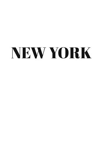 New York Hardcover White Decorative Book for Decorating Shelves, Coffee Tables, Home Decor, Stylish World Fashion Cities Design