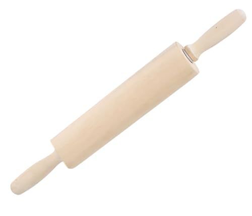 Rolling Pin, 13.8 Inch Wood for Kneading the Dough of Baking Bread, Pizza, Cookie, Noodles (L)