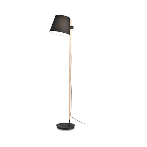 Ideal Lux AXEL Lampadaire Avec Abat-jour Conique Noir