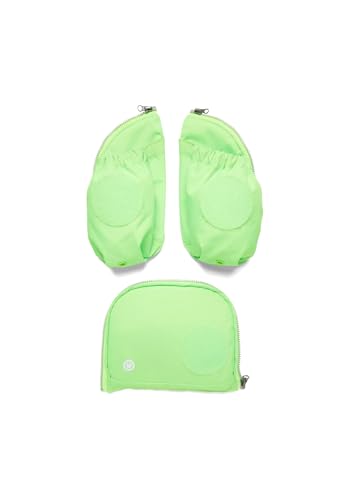 ergobag Fluo LED Seitentaschen Set Geeignet für Pack, cubo, cubo Light und Wide