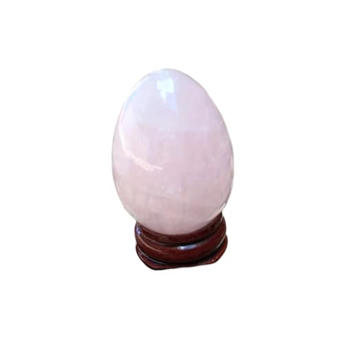 XHAJCSJWGD 1pc 100-150g rose quartz hand-carved eggs Easter interior decoration