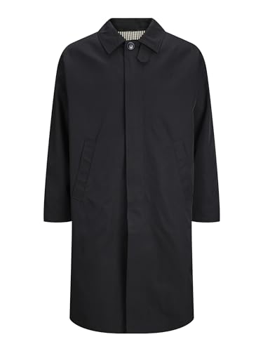 JACK & JONES JORSANTORINI MAC Coat Mantel 12252938,Schwarz,L