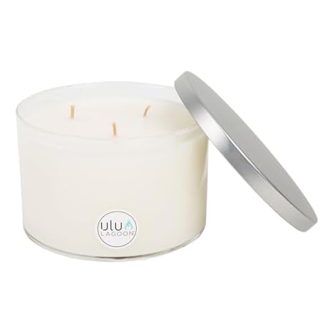 Escape to Paradise by ulu LAGOON: 32 Oz Coconut Scented Surf Wax Candle - Premium Home Decor for Beach Enthusiasts - The Ultimate Relaxation Gift Cover