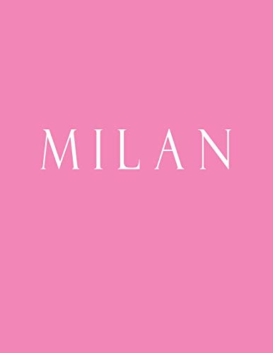 Milan: White Black Decorative Book to Stack Together on Coffee Tables, Bookshelves and Interior Design | Add Bookish Charm Decor to Your Home | Milan