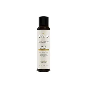Cremo Deodorizing Body Spray for Men, Italian Bergamot, 3.5 Fl Oz